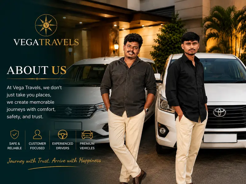 Vega Travels professional cab team Hyderabad
